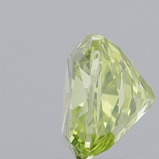1.20 Carat Cushion Brilliant Fancy Intense Greenish Yellow VVS1
