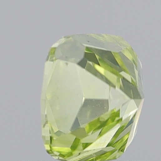 1.20 Carat Cushion Brilliant Fancy Intense Greenish Yellow VVS1