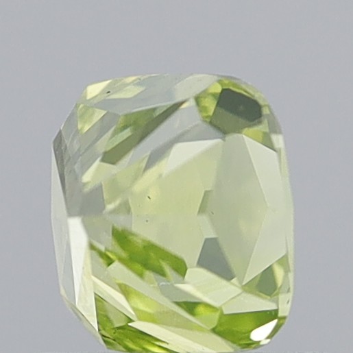 1.20 Carat Cushion Brilliant Fancy Intense Greenish Yellow VVS1