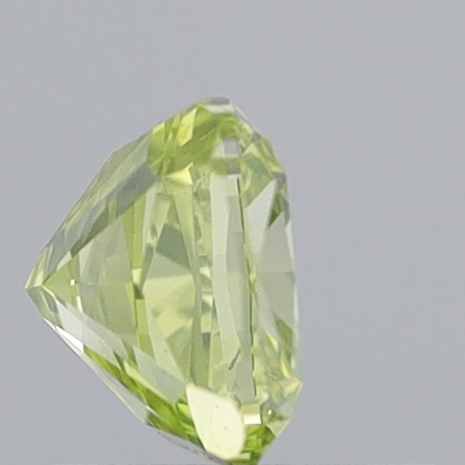 1.20 Carat Cushion Brilliant Fancy Intense Greenish Yellow VVS1