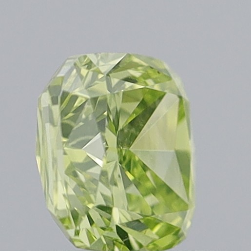 1.20 Carat Cushion Brilliant Fancy Intense Greenish Yellow VVS1