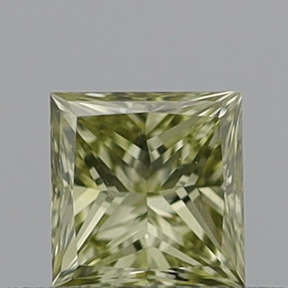0.34 Carat Princess Fancy Light Yellowish Brown VS1