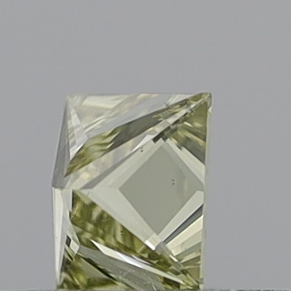 0.34 Carat Princess Fancy Light Yellowish Brown VS1