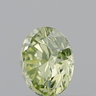 0.23 Carat Round Brilliant Fancy Greenish Yellow VS2