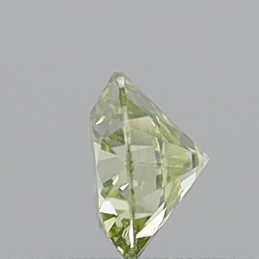 0.23 Carat Round Brilliant Fancy Greenish Yellow VS2