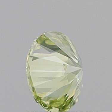 0.23 Carat Round Brilliant Fancy Greenish Yellow VS2