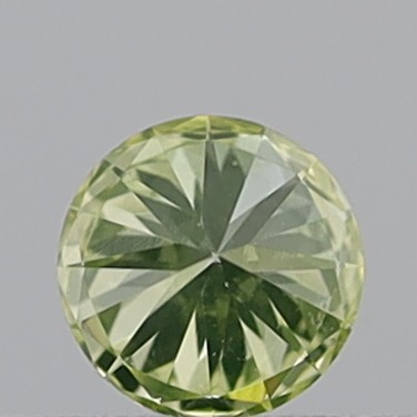 0.23 Carat Round Brilliant Fancy Greenish Yellow VS2