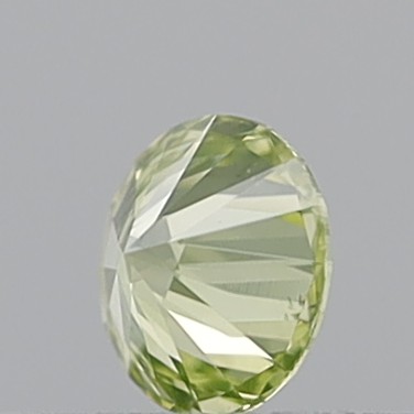 0.23 Carat Round Brilliant Fancy Greenish Yellow VS2
