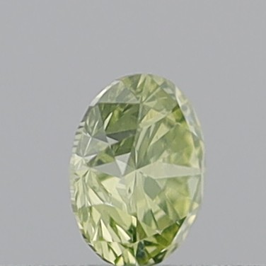 0.23 Carat Round Brilliant Fancy Greenish Yellow VS2