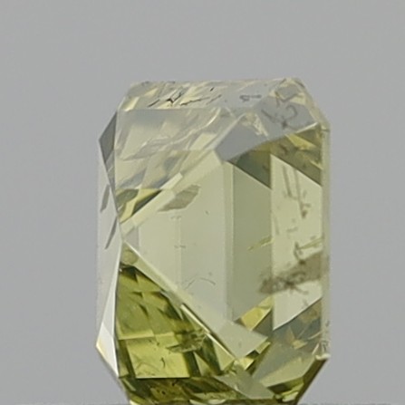 0.59 Carat Emerald Square Fancy Brownish Yellow SI2