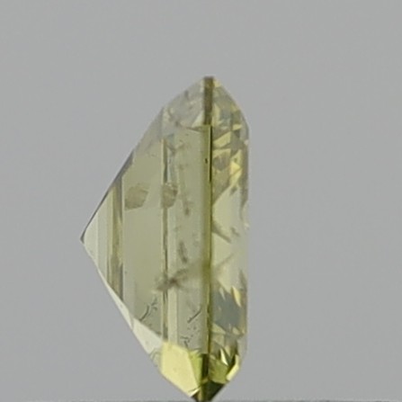 0.59 Carat Emerald Square Fancy Brownish Yellow SI2