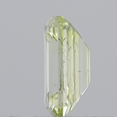 0.35 Carat Emerald Step Cut Fancy Light Greenish Yellow VS1