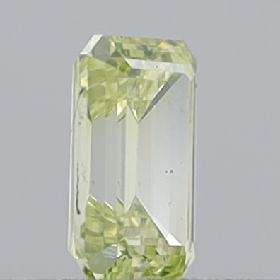 0.35 Carat Emerald Step Cut Fancy Light Greenish Yellow VS1