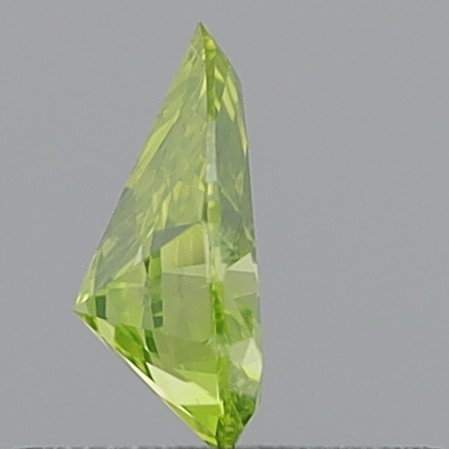 0.37 Carat Pear Brilliant Fancy Intense Greenish Yellow VS2