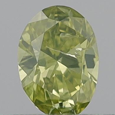 0.29 Carat Oval Brilliant Fancy Yellowish Brown I1