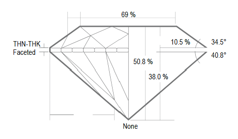 0.27 Carat Oval Brilliant J SI1
