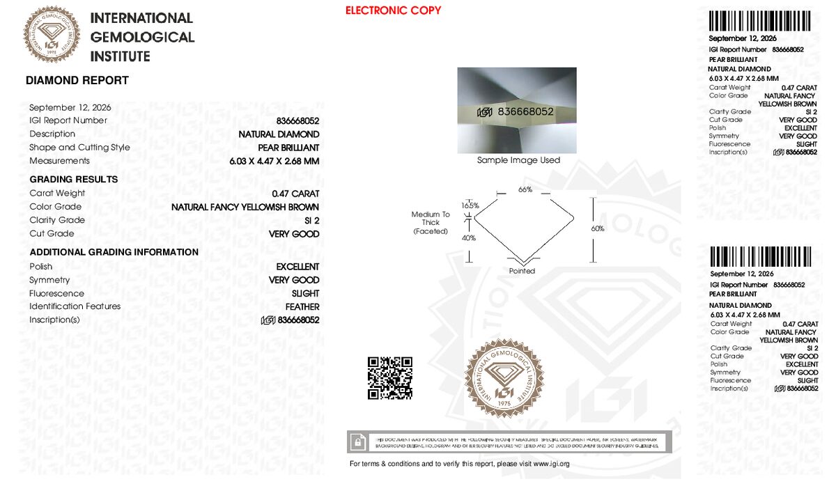 View certificate
