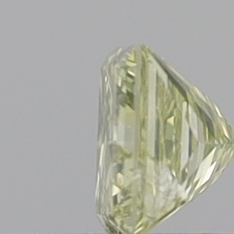 0.50 Carat Princess Step Cut Fancy Light Yellow SI3