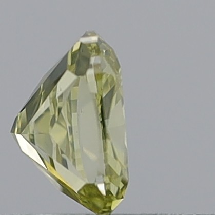 0.57 Carat Cushion Modified Brilliant Fancy Brownish Yellow VVS1