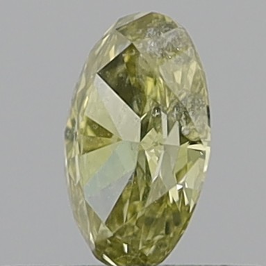 0.39 Carat Oval Brilliant Fancy Orangish Yellow I1