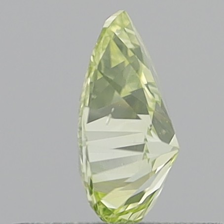 0.42 Carat Pear Brilliant Natural Fancy Yellow SI1