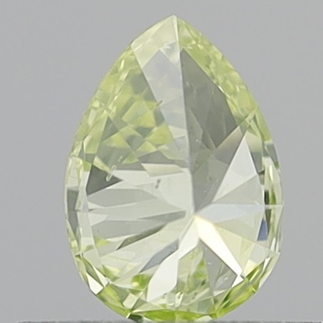 0.42 Carat Pear Brilliant Natural Fancy Yellow SI1