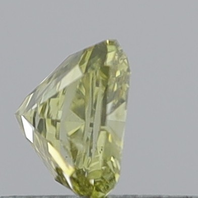 0.56 Carat Cushion Modified Brilliant Natural Fancy Brownish Yellow SI2