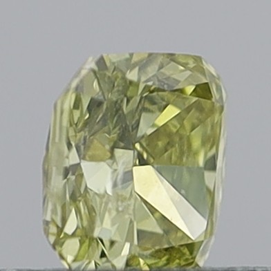 0.56 Carat Cushion Modified Brilliant Natural Fancy Brownish Yellow SI2