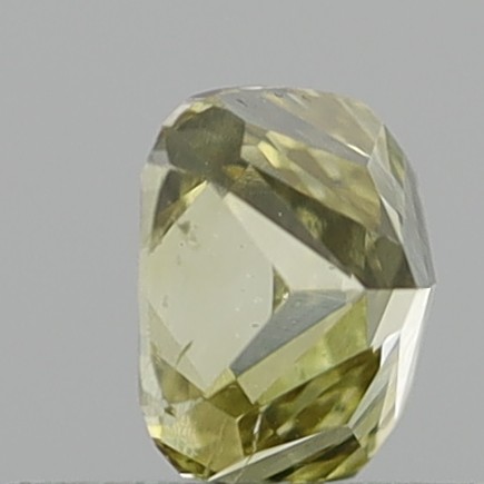 0.57 Carat Cushion Modified Brilliant Fancy Brownish Yellow SI1