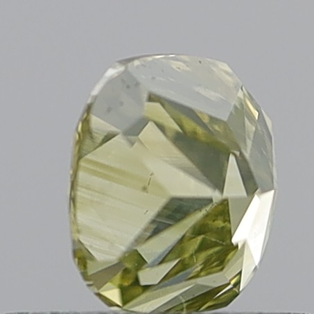 0.74 Carat Cushion Modified Brilliant Fancy Brownish Yellow VVS2