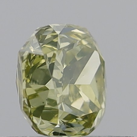 0.74 Carat Cushion Modified Brilliant Fancy Brownish Yellow VVS2