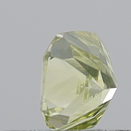 0.55 Carat Cushion Modified Brilliant Fancy Light Yellow VVS1