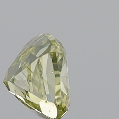 0.44 Carat Cushion Modified Brilliant Fancy Light Yellow VS2