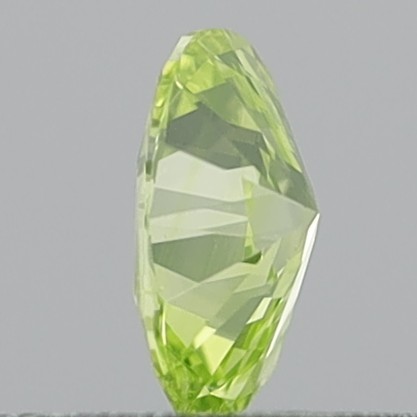 0.29 Carat Oval Brilliant Natural Fancy Intense Greenish Yellow SI1