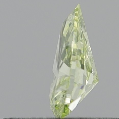 0.33 Carat Pear Brilliant Natural Fancy Intense Greenish Yellow I1