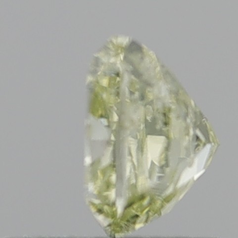 1.01 Carat Cushion Modified Brilliant Natural Fancy Light Yellow SI2
