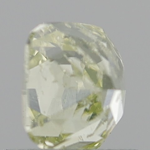 1.01 Carat Cushion Modified Brilliant Natural Fancy Light Yellow SI2