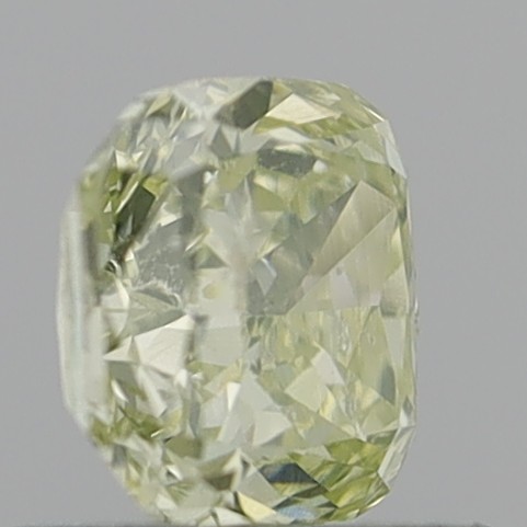 1.01 Carat Cushion Modified Brilliant Natural Fancy Light Yellow SI2