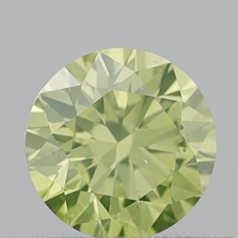 0.50 Carat Round Brilliant Natural Fancy Brownish Yellow VS2